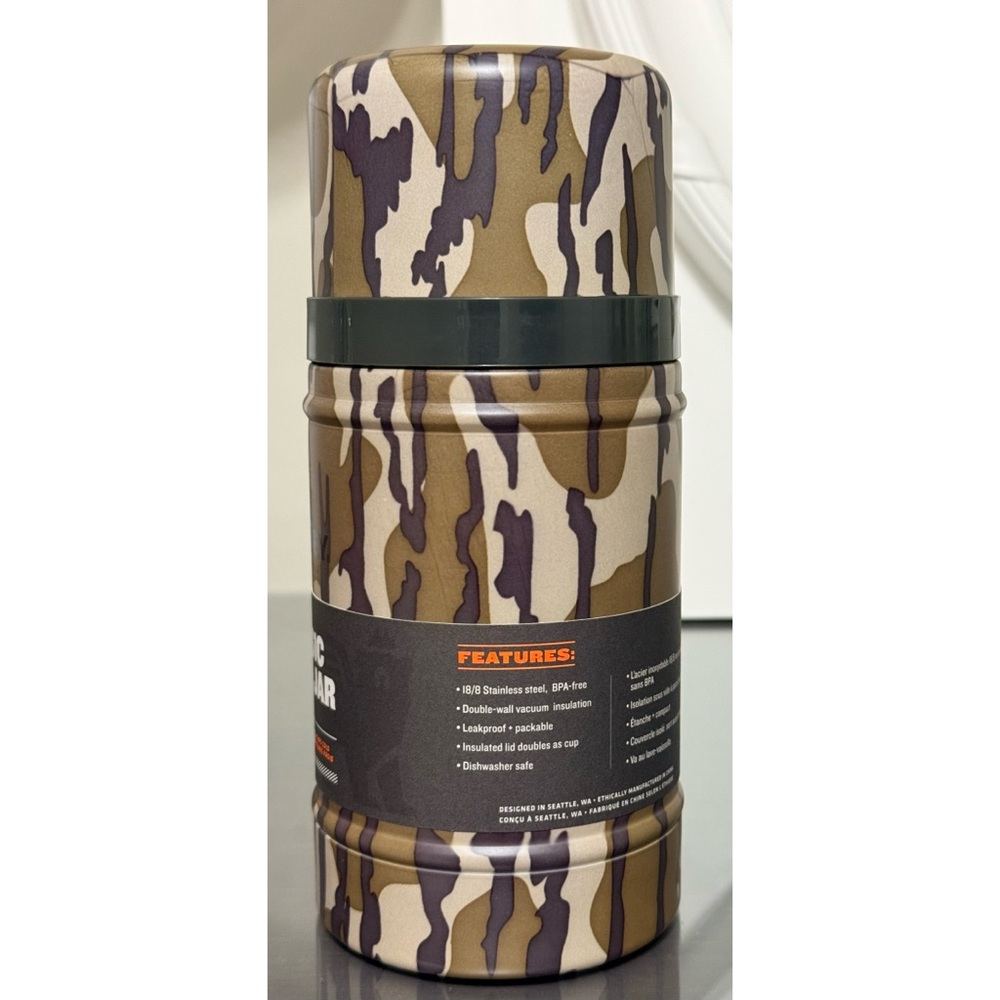 STANLEY Classic Legendary 24oz Food Jar, MOSSY OAK BOTTOMLAND CAMOUFLAGE - Picture 3 of 6